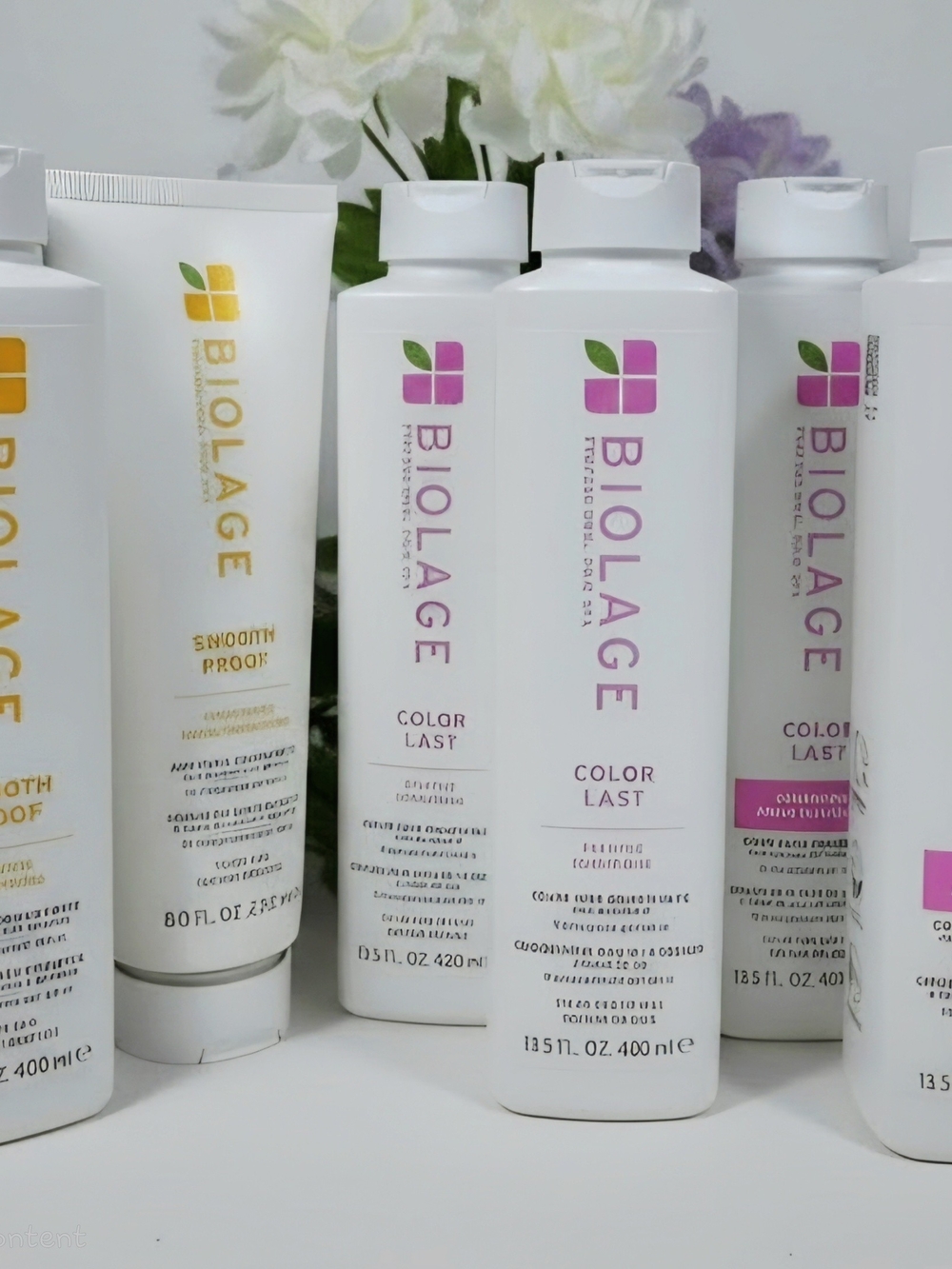 NEW Biolage Salon Haircare Bundle (6 Bottles) Color Last & Smooth Proof
